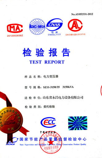 榆林电力变压器检测报告